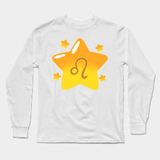 Astrological Sign Star - Leo Long Sleeve T-Shirt